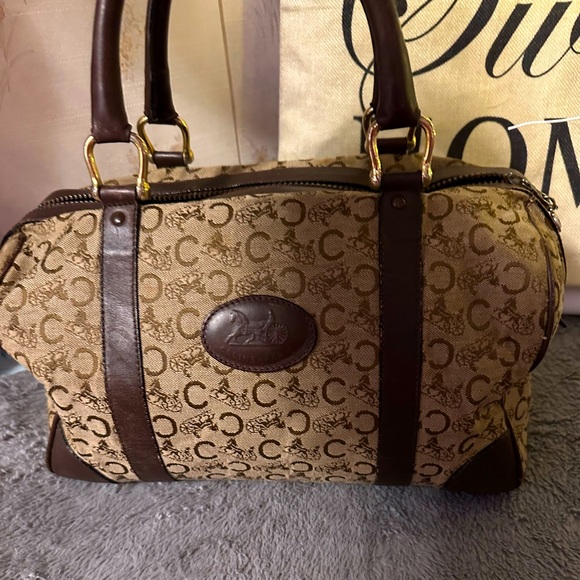 Celine Macadam canvas Boston bag. EUC medium - Picture 1 of 6